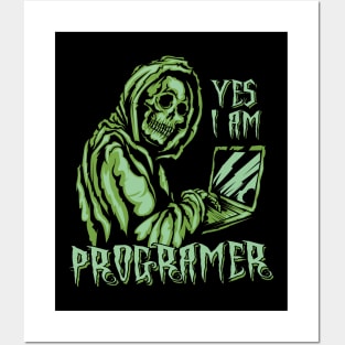 Yes i am programer Posters and Art